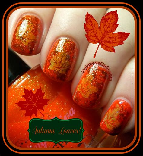 autumn leaf nails|More.